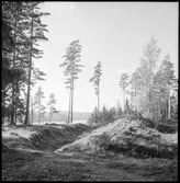 Militära anläggningar. Trekanten 1809 års skansar. Gustaf IV Adolfs redutt.