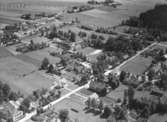 Flygfoto över Åbytorp.Bilden tagen för vykort.