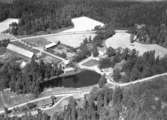 Flygfoto över Dohnafors Bruk, Askersund.
Bilden tagen för vykort.