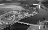 Flygfoto över Åtorp.
Bilden tagen för vykort.