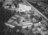 Flygfoto över Regionsjukhuset Örebro.
Bilden tagen för vykort.