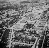 Flygfoto över Örebro.