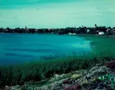 Vy över Askersund, sjömotiv.