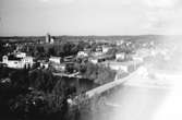 Utsikt över Askersund.
Bilden tagen för vykort.