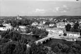 Utsikt över Askersund.
Bilden tagen för vykort.