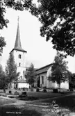 Gällersta kyrka, exteriör.
Bilden tagen för vykort.