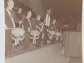 Invigning av Örebro Idrottshus 1 sept. 1946.
 I3 musikkår.