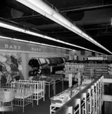 Konsum Domus, affärsinteriör, babykläder.