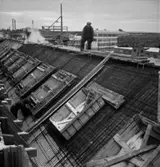 Byggnadsarbete, Johnson Metalls nybygge.