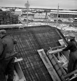 Byggnadsarbete, Johnson Metalls nybygge.