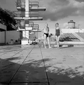 Gustavsvik, simning, ett par.
Axel och Brita.