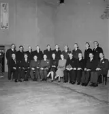 Konsums jubileumsfest, interiör, grupp.