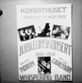 Affisch, Whisperings jubileumskonsert.