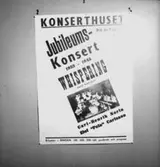 Affisch, Whisperings jubileumskonsert.