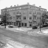 Marmor- och Mosaikbolaget, exteriör. Bostadshus i fyra våningar.