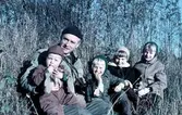 Knut Borg med sin familj, 23 oktober 1955.
