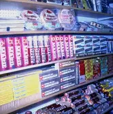 Affärsinteriör, kex från Örebro Kexfabrik.