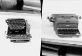Två skrivmaskiner.