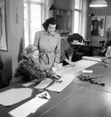 Yrkesskolan, interiör, sömnad.