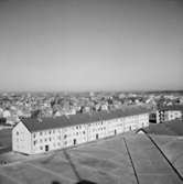 Vy över Örebro.Bilden tagen från höghuset i Tybble.