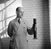 Wasa bryggeriet, interiör, en man.