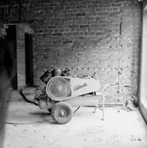 Byggnadsarbete, kompressor.

Görtz Motor AB.