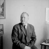 En man.Bilden tagen för pass.