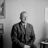 En man.Bilden tagen för pass.