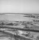 Vy, tomten i Aspholmen, från Vattentornet.
Där kommer Konsumaffär att byggas.
Beställare: Viberg (?).