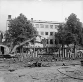 Konsum Domus, under byggnadsarbetet.