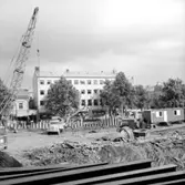 Konsum Domus, under byggnadsarbetet.