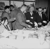 Konsum Bageriet, interiör, grupp.