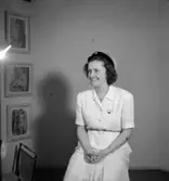 En flicka, student.
Märta Borg