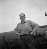 En man.
Bilden tagen för Svea-annons.