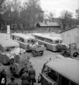 Busstrafik.
AB Mellansvensk Omnibusstrafik.