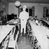 Rumsinteriör, Luciafirande.
Örebro Kexfabrik.