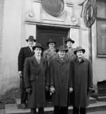 Holmströms orkester, sex män.