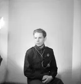 En man i uniform.
Börje Kjellström, Örebro Scoutkår.