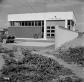 Caltex bensinstation, biltvätt.