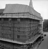 Televerkets hus, byggnadsställningar.
Gustafsson & Görtz