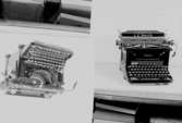 Två skrivmaskiner.