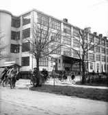 Oscaria Skofabriks AB, skofabriksbyggnad i fyra våningar.