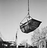 Byggnadsarbete, lyftkran.
Örebro söder.