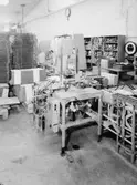 Verkstadsinteriör.