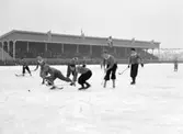 Bandymatch, landskampen Sverige-Norge på Eyravallen.