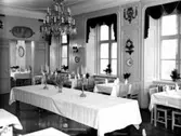 Svartå Herrgård, interiör av matsalen.