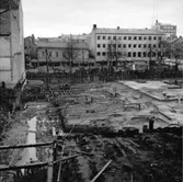 Konsum Domus, under byggnadsarbetet.