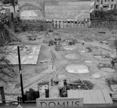 Konsum Domus, under byggnadsarbetet.
