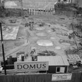 Konsum Domus, under byggnadsarbetet.