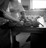 Konsum Rosta, bageriet, interiör.